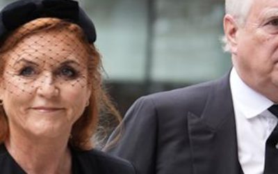 Prince Andrew Makes Rare Appearance With Ex Sarah Ferguson at Duchess of Kent’s Funeral