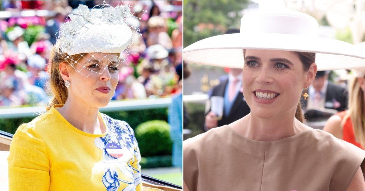 picture of Princesses Beatrice and Eugenie