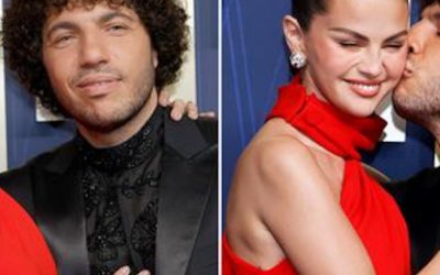 Selena Gomez, Benny Blanco Make Red Carpet Debut at Emmys 2025