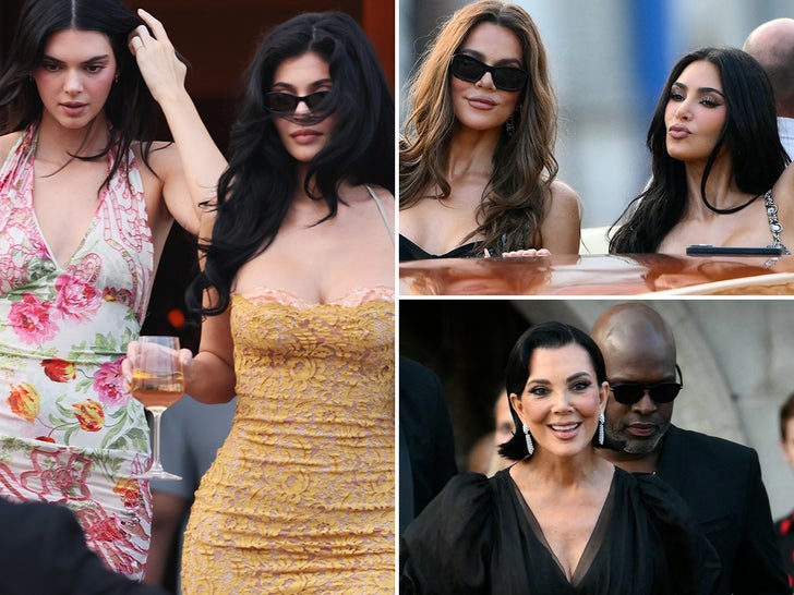 0007e15867f548d8ad72c6e17e858e3b_md Kardashian Crew Dressed To The 9s For Bezos Sanchez Pre-Wedding Festivities