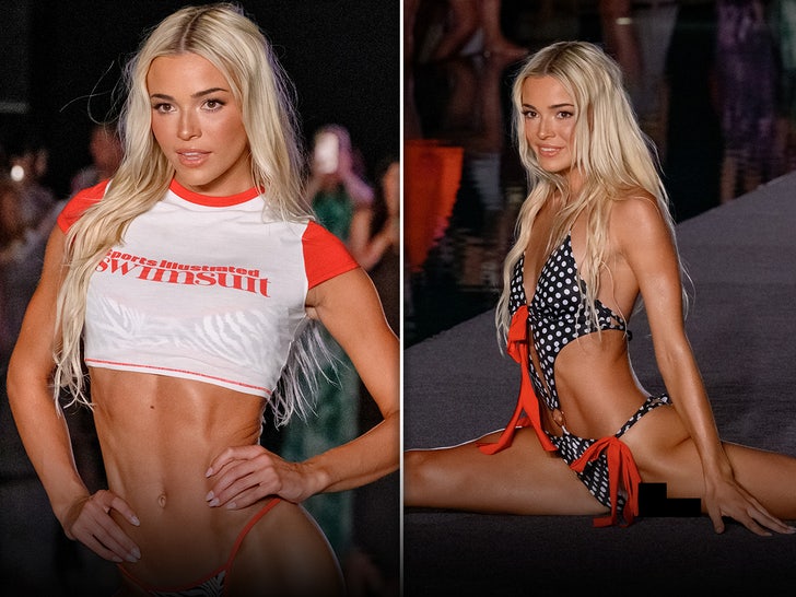 03b439b5112d4e71b79e65709ba6ab03_md Livvy Dunne Struts her Stuff at the Sports Illustrated Swimsuit Runway Show
