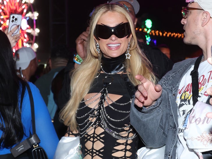 Paris Hilton attends Neon Carnival presented by PATRÓN EL ALTO Tequila 2