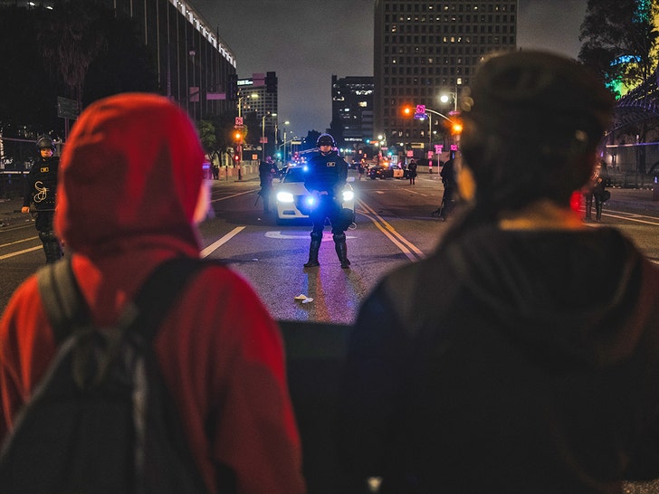 Tensions Rise as ICE Raid Protests Stretch Into the Night