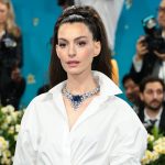 Anne Hathaway Proves the Devil Actually Wears Caroline Herrera at Met Gala 2025
