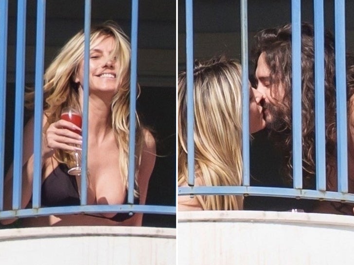 0ecf6b0822ea4cd8ae9a859caf550ef4_md Heidi Klum Wearing A Bikini On a Balcony With Tom Kaulitz