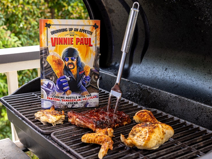 13705f2bc2c346f8a67e7228a580794b_md Late Pantera Drummer Vinnie Paul Releases Posthumous Cookbook