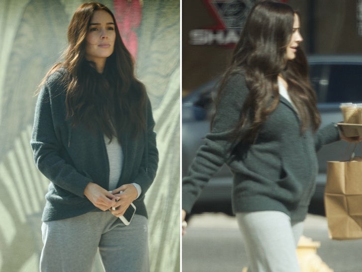 Olivia Culpo Shows Baby Bump While Walking In Encino, California