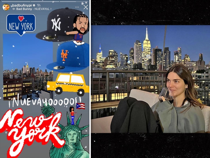 bad bunny and kendall jenner insta 2