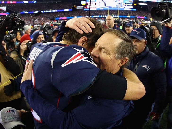 17f4ac66bdec4794a79227d4cc3f7f6e_md Tom Brady And Bill Belichick Together