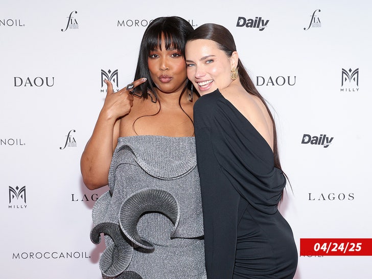 lizzo adriana lima sub getty swipe 2