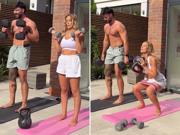192c50f8edc5412781f5078d11e34592_md 'Love Island' Couple Millie Court And Liam Reardon's Workout Sesh!