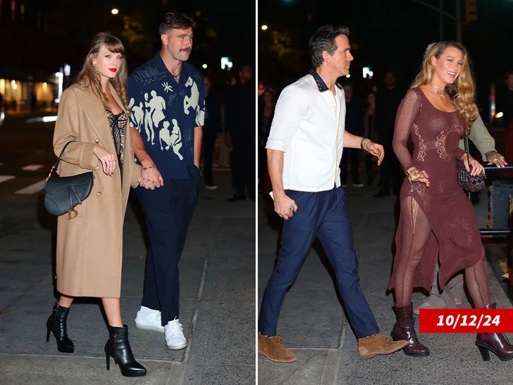1f9eedc56b6540458cc70bb8b1c94219_md Taylor Swift and Travis Kelce Double Date With Ryan Reynolds and Blake Lively