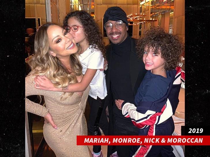 mariah carey monroe cannon nick cannon moroccan scott cannon sub getty swipe instagram 2