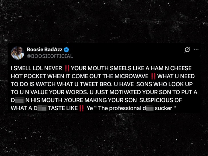 boosie baazz tweet to kanye