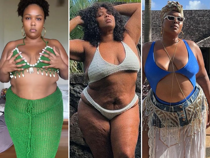 2832ffc4a28240238e219e72a4715e16_md Lizzo Flaunts Bikini Bod On Tropical Vacay