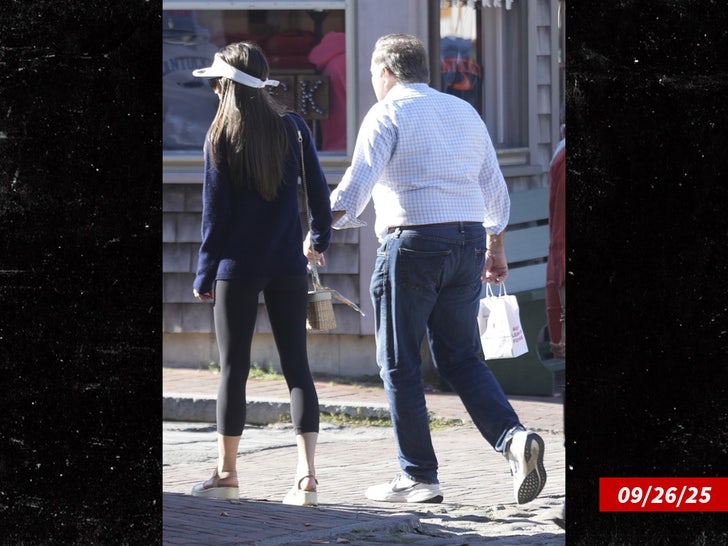 Jordon Hudson Bill Belichick sub backgrid swipe 2