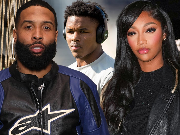 odell beckham jr angel reese and kyren lacy getty 1