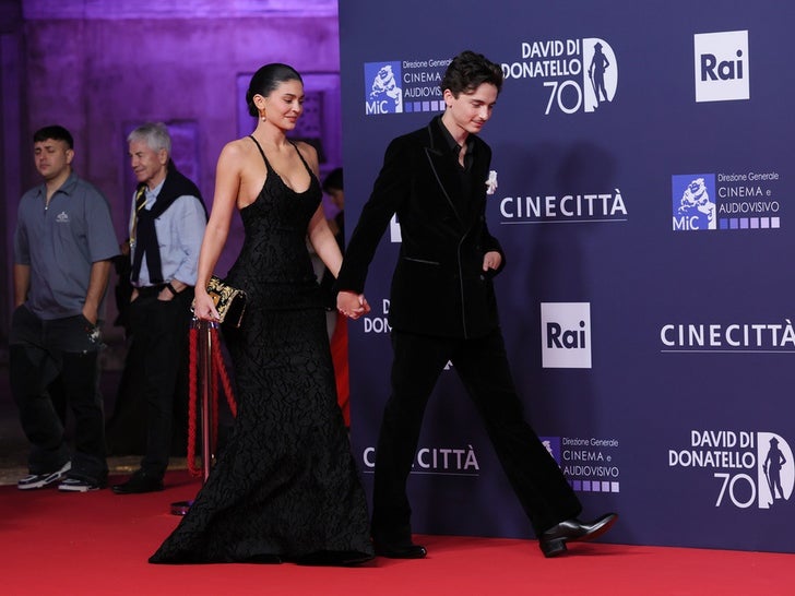 2ed1bd5688a4439b9e72c83c5669d785_md Timothee Chalamet and Kylie Jenner 70th David Di Donatello In Rome