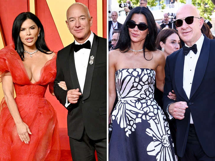jeff bezos lauren sanchez doppelgangers getty 1