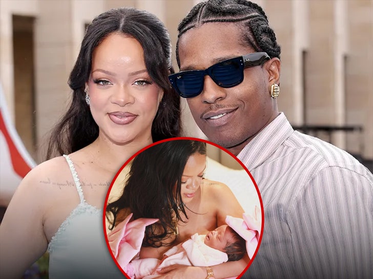 rihanna asap rocky baby main getty insta