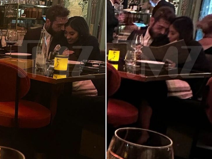 3782e2d7ace14dc7a21bc85e0eb80141_md Post Malone Cozies Up to Girlfriend Christy Lee for Paris Date Night