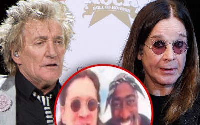 Rod Stewart Showcases Bizarre A.I. Ozzy Osbourne Tribute Video at Concert