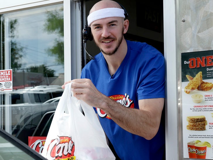 Alex Caruso at Raising Cane's