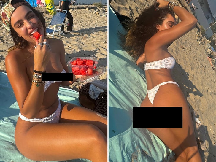 3a433512179f4534ae136d900ff15987_md Sommer Ray's Beach Picnic ... Nothin' But Toasty Buns And Watermelon!