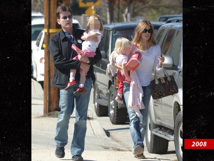 charlie sheen denise richards kids 2008 sub swipe splash news