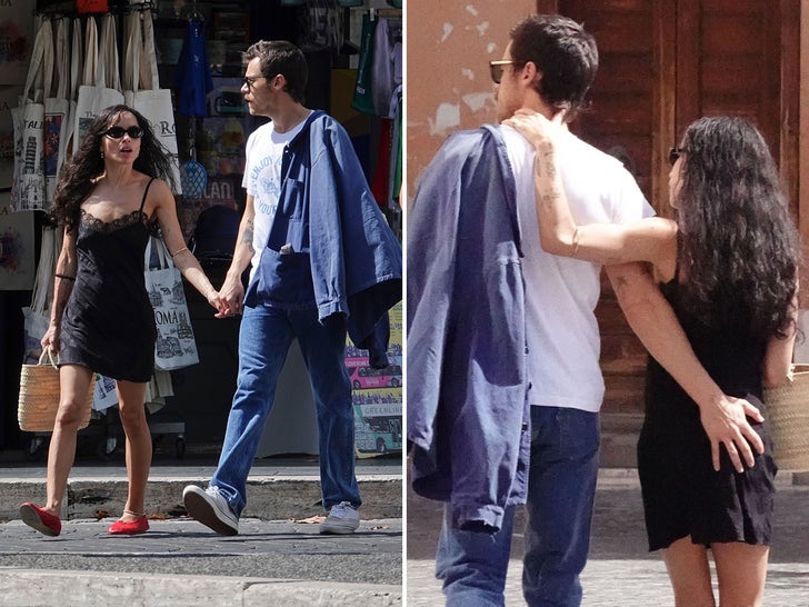 403fb971c2a84e0b9767b0563cd393c8_md Harry Styles And Zoe Kravitz Hold Hands In Rome