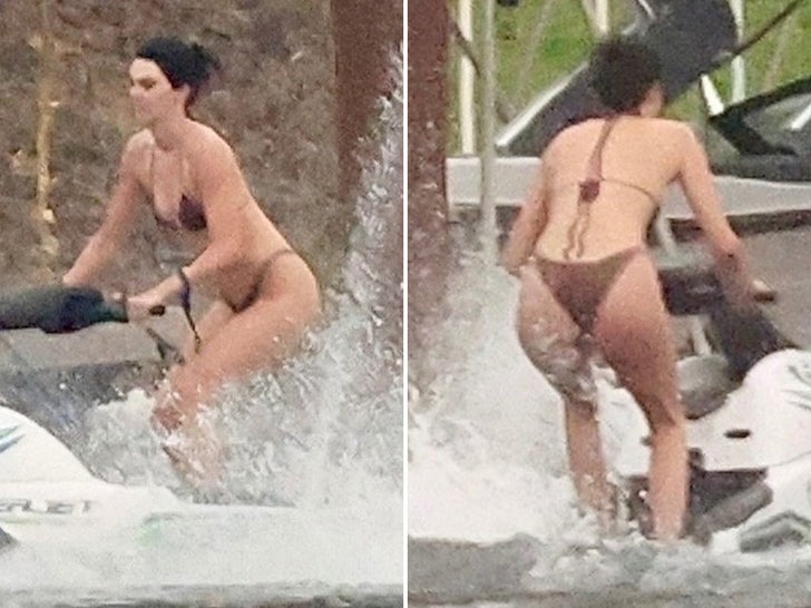 40ca2179b539448da9069c420166b277_md Kendall Jenner Whips Around In A Tiny Bikini On Jet Ski In Washington