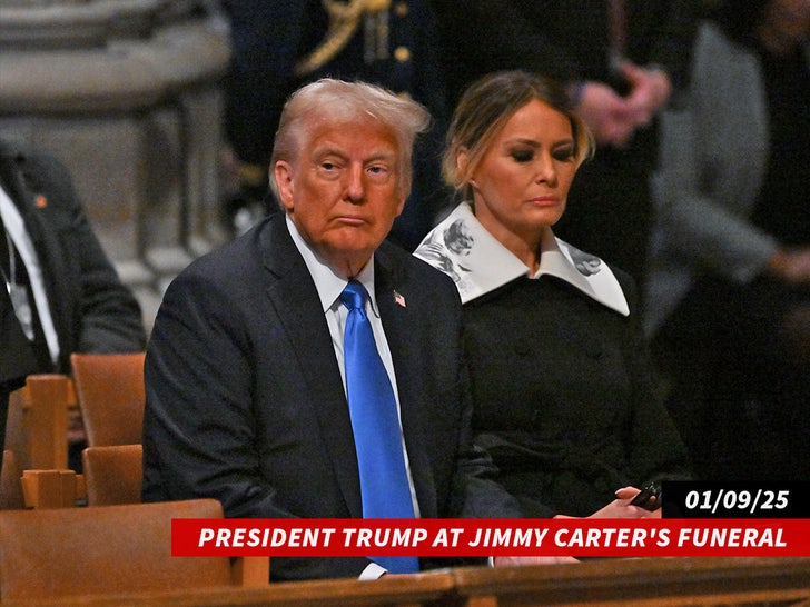donald trump melania trump carter funeral sub getty swipe