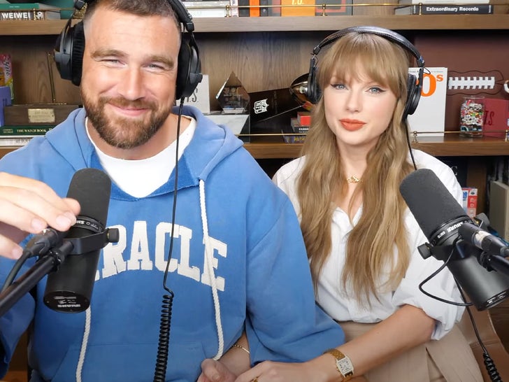 4a08449b76514812bf6ae9adc0c4bc02_md-6 Taylor Swift And Travis Kelce Get Handsy On New Heights Podcast