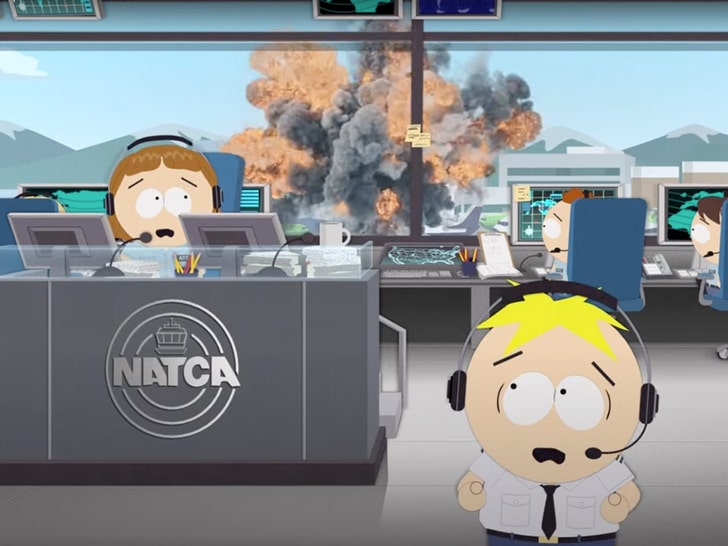 south park trailer airplane crash