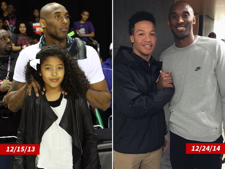 natalia bryant kobe bryant jalen brunson Getty Composite