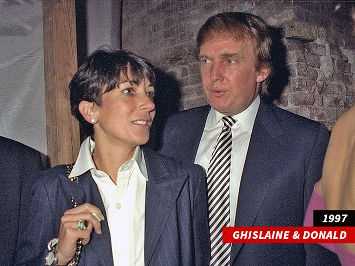 Ghislaine Maxwell donald trump sub getty swipe