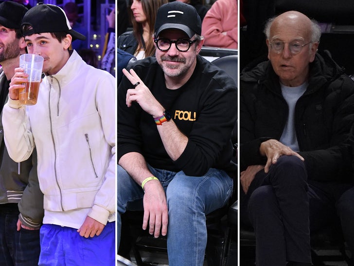 Lakers vs. Knicks -- Famous Fans