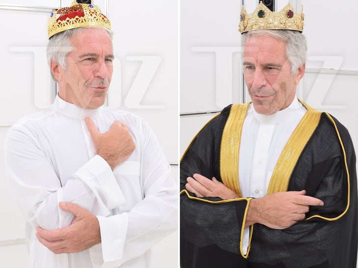 Jeffrey Epstein Poses As King For Custom Chess Pieces