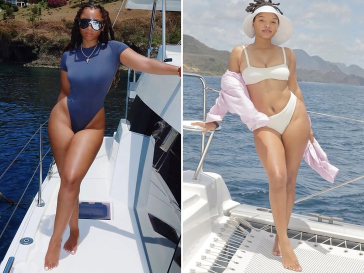 61f36bfc13bf429d87e416789100f1b9_md Halle And Chloe Bailey's Sister Getaway To St. Lucia