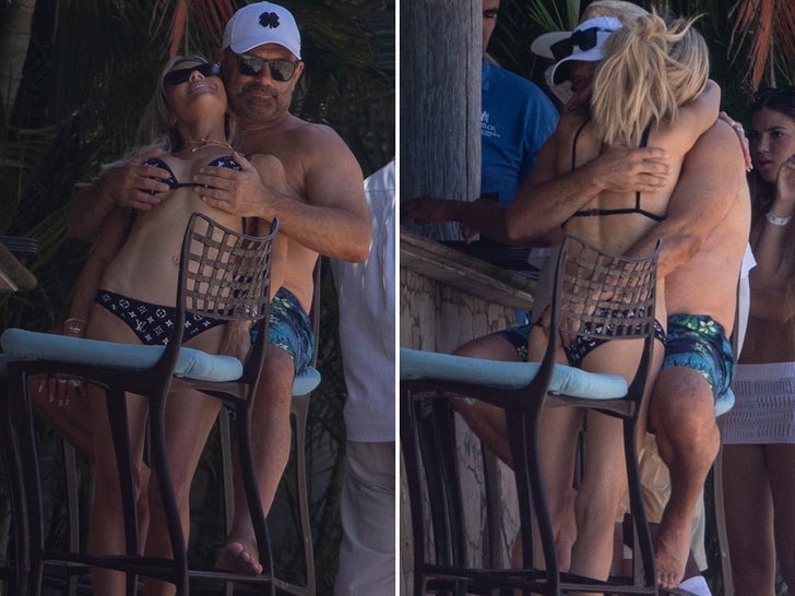 66aedf0eede44426a088ace128bf47df_md Christina Haack In a Bikini Touching And Hugging Christopher Larocca In Cabo