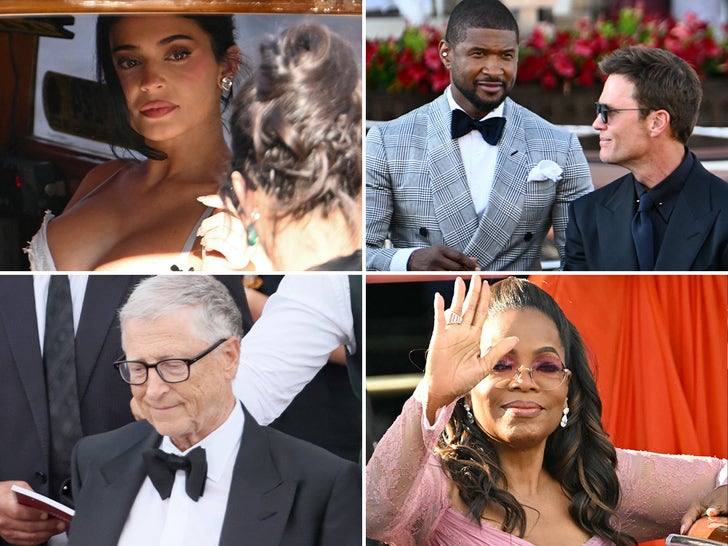 68ddf0379c4c4182bdb2d51bd658d3e7_md Kylie Jenner, Oprah, Usher, More A-Listers En Route To Bezos Wedding