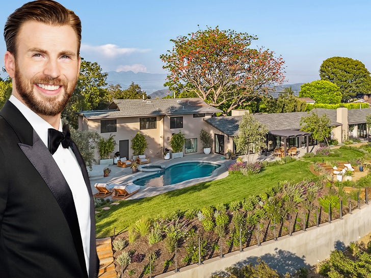 6e3029945bbf4baba7de3f94737b8c40_md Chris Evans Lists Hollywood Hills Home for 6.995M
