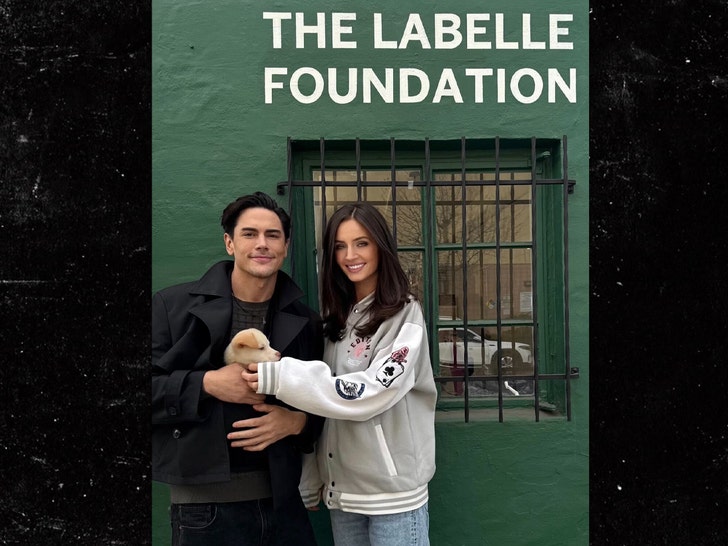 71d414fd97804c78a4f37f8b4eb533b3_md-1 Tom Sandoval, Laura Labelle and Victoria Lee Robinson at the Labelle Foundation