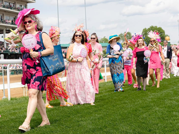 739dff51cfc44e9fa9d81e4dbfe5ae39_md Kentucky Oaks Survivors Parade At Kentucky Derby