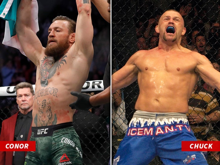 conor mcgregor chuck liddell ufc split sub swipe getty