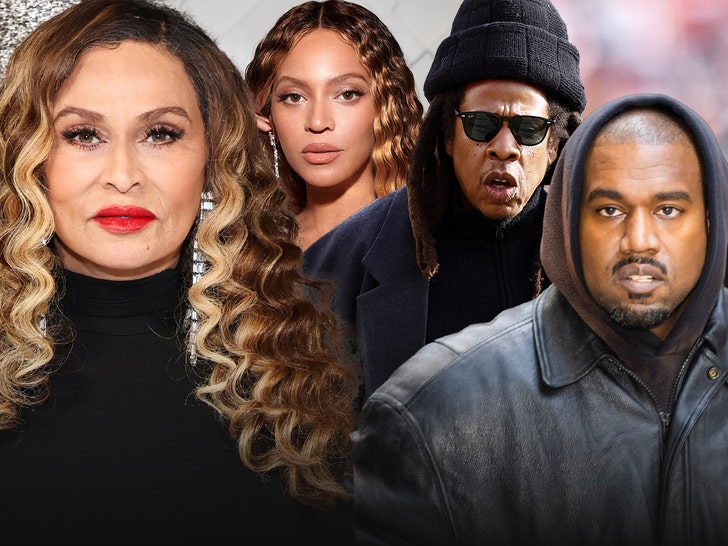 tina knowles beyonce jay z kanye west getty 1