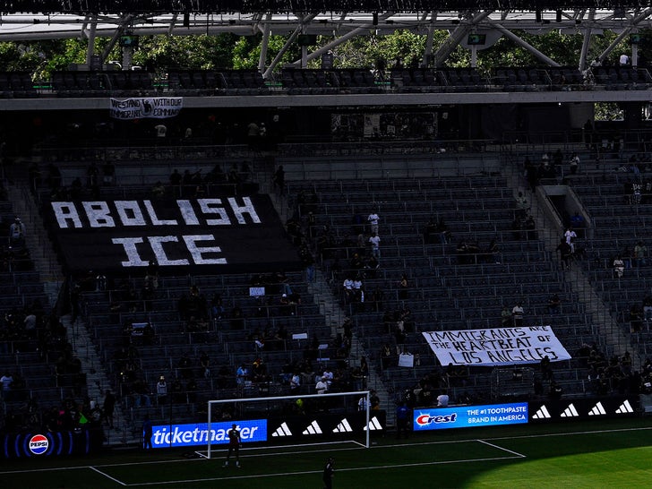 ICE Protest At LAFC