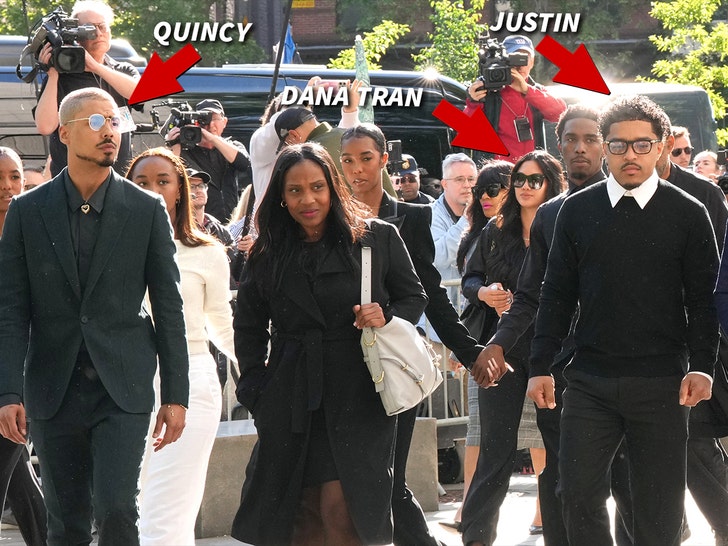 the diddy trial quincy and justin combs getty 3