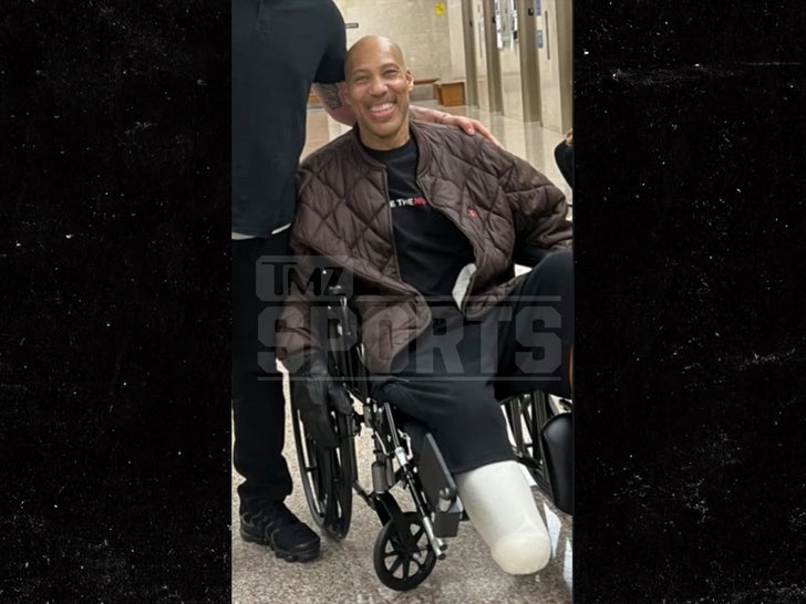 lavar ball amputated foot