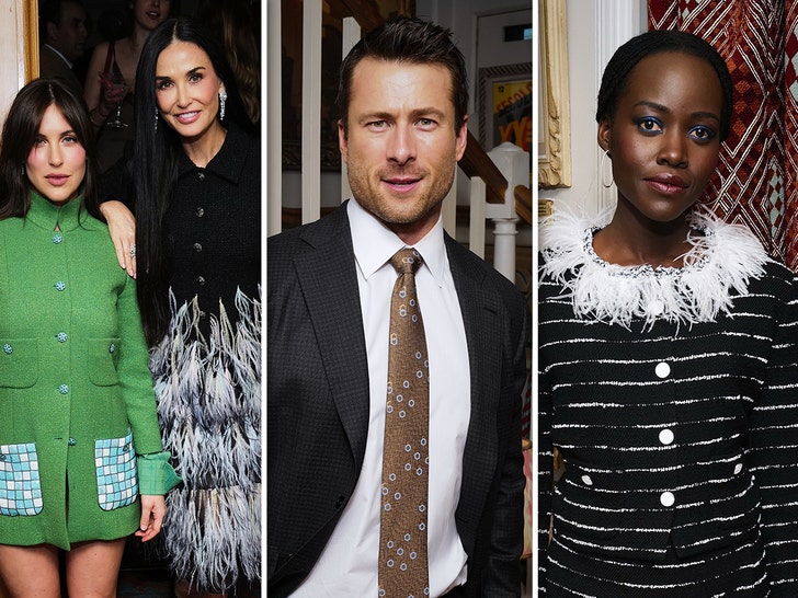 8846fdca9e7f45e482ef366180ba3c15_md Celebrities at 25th Annual Pre-BAFTA Dinner Hosted by Charles Finch & CHANEL